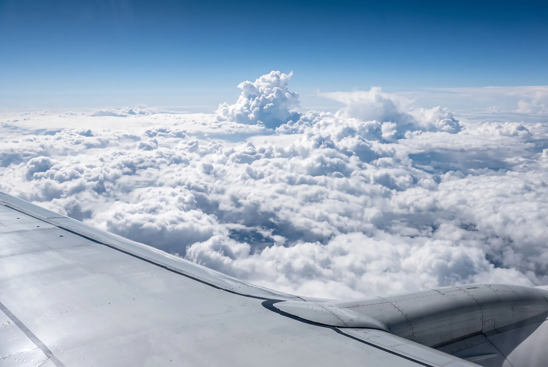 Nubes desde avión